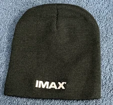 IMAX AMC Movie Film Exclusive/Promotional Black Beanie Hat Employee Staff