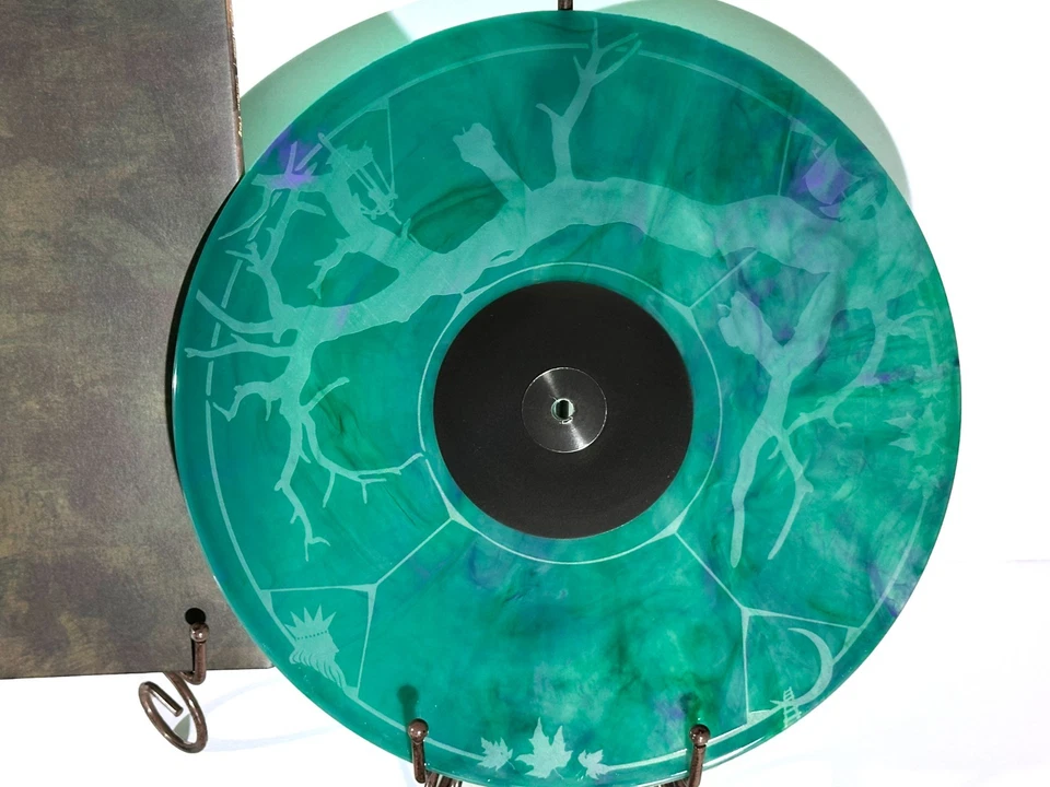 DRUDKH Shadow Play Gatefold Double LP Green Purple Marbled Vinyl *CORNER DING - Image 4 of 4