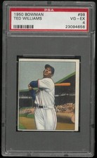1950 Bowman Ted Williams #98 PSA 4 VG-EX Boston Red Sox