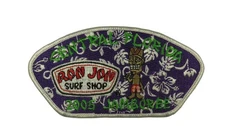 2005 Jamboree Central Florida Council FL Ron Jon Surf Shop JSP WHT Bdr (VT847)