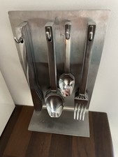 Retro EME Italian 18/10 Stainless Steel Cutlery Set 24 pieces with display stand