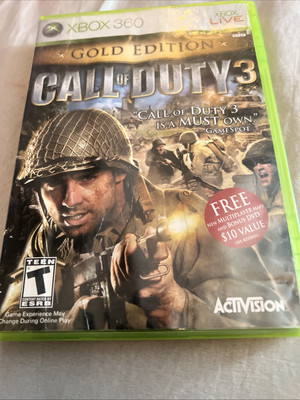Call of Duty 3 -- Gold Edition (Microsoft Xbox 360, 2007) 47875820036| eBay