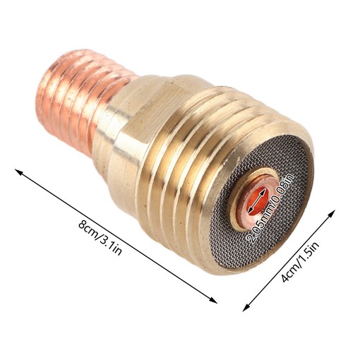 5pcs 45V44 Gas Lens Collet Body 2.4mm 3/32 For TIG Welding Torch WP-9/20/25❀ - Picture 15 of 17
