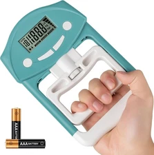 Grip Strength Tester, Hand Dynamometer, Electronic Blue 