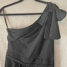 The Limited Black Silky One Shoulder w/Bow. New W/Tags. . Size 8