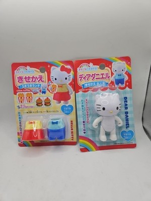 Daiso Hello Kitty Sweets Paradise dress Up Doll Clothing Dress Uniform Lot Of 2