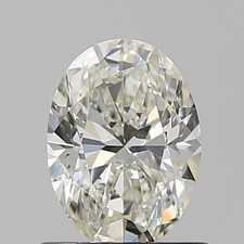 Natural Mined Diamond 0.89 Carat Cert. AGI Oval Cut Loose H color VVS2 clarity