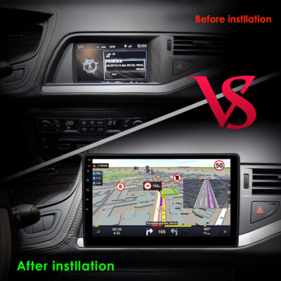 10.1'' CarPlay Android 14 Autoradio 2+32GB GPS Navi für Citroen C5 II 2008-2017