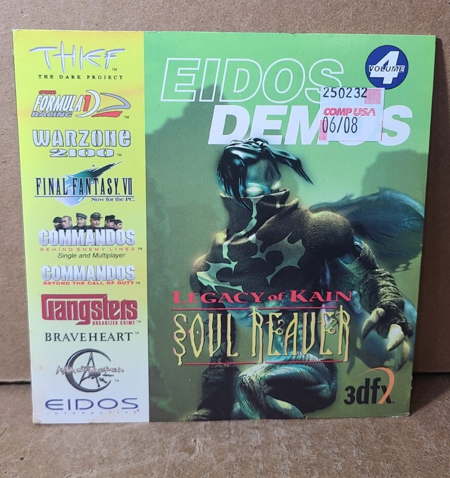 Eidos Demos Vol. 4 Legacy of Kain Soul Reaver | eBay