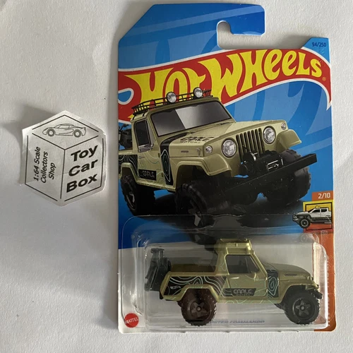 2023 HOT WHEELS #94 - ‘67 Jeepster Commando (Cream - Long Card) B53