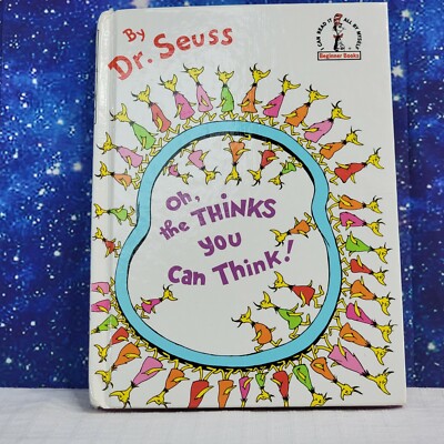 1975 Dr. Seuss Oh The Thinks You Can Think Beginner Books Stories in rhyme 