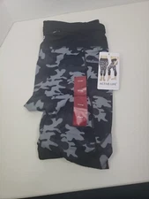 NWT Black/Grey Camo Active Life Woman's Yoga Workout Capri Leggings Size XL