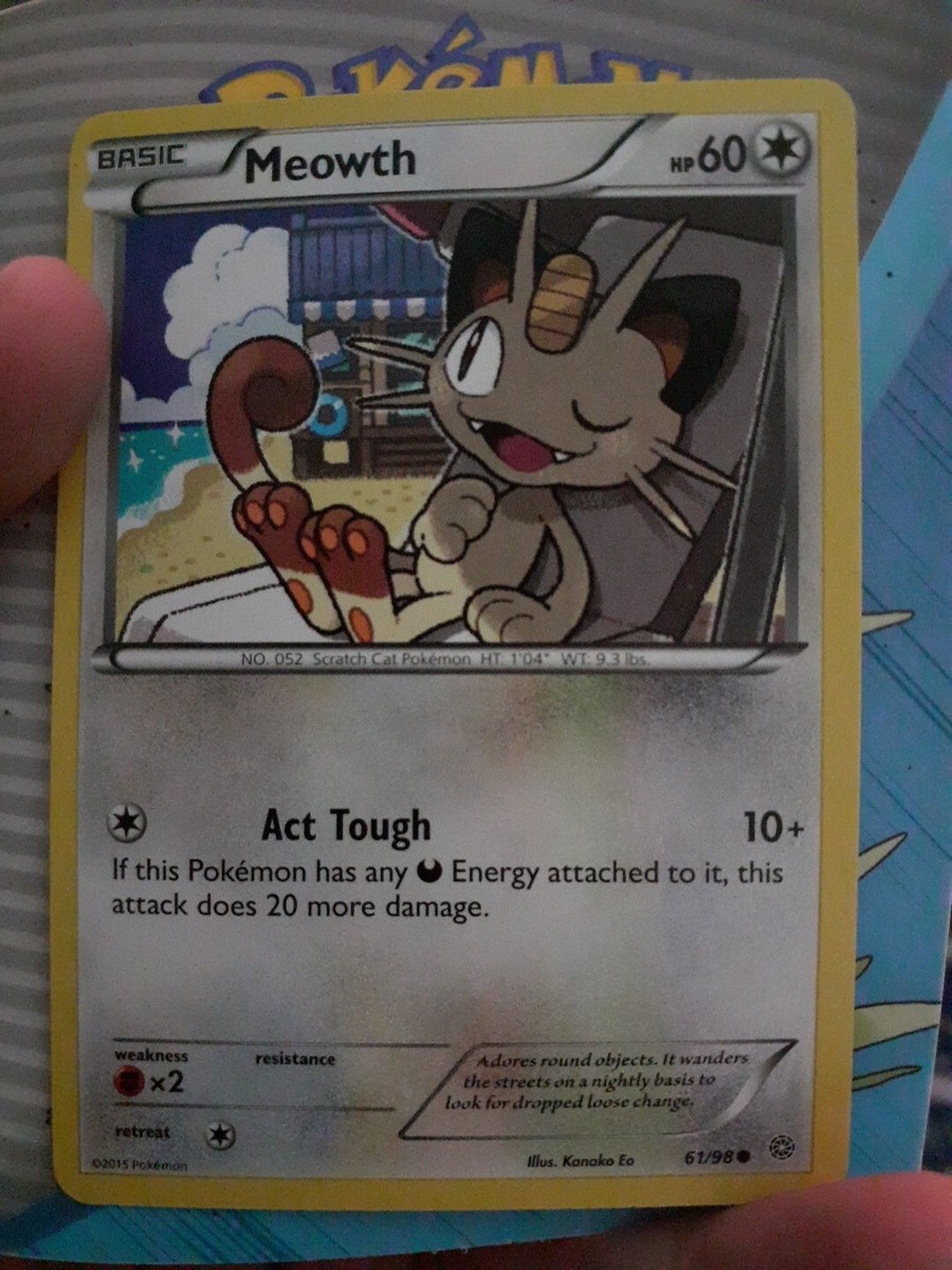 XY - Ancient Origins #61/98 Meowth | eBay