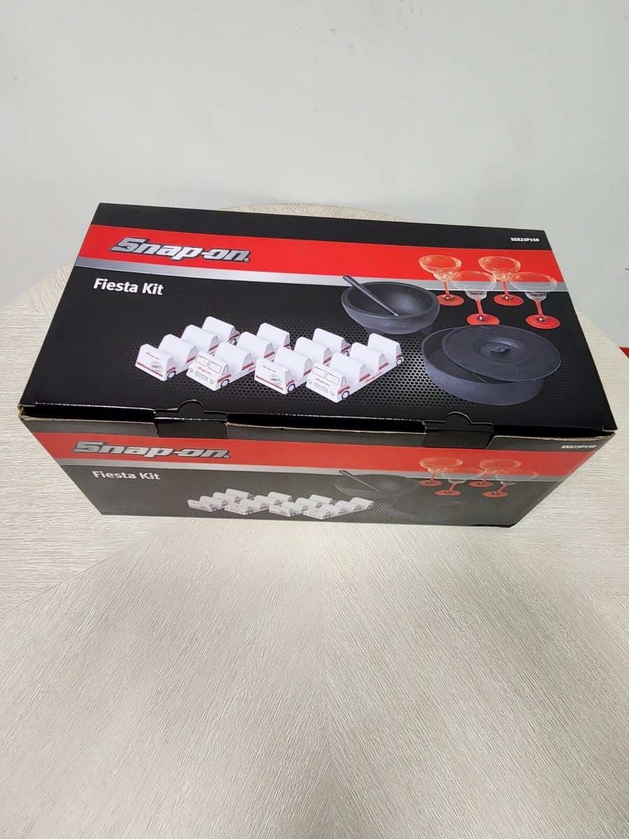 Snap On Tools Fiesta Taco Dinnerware Kit New In Open Box