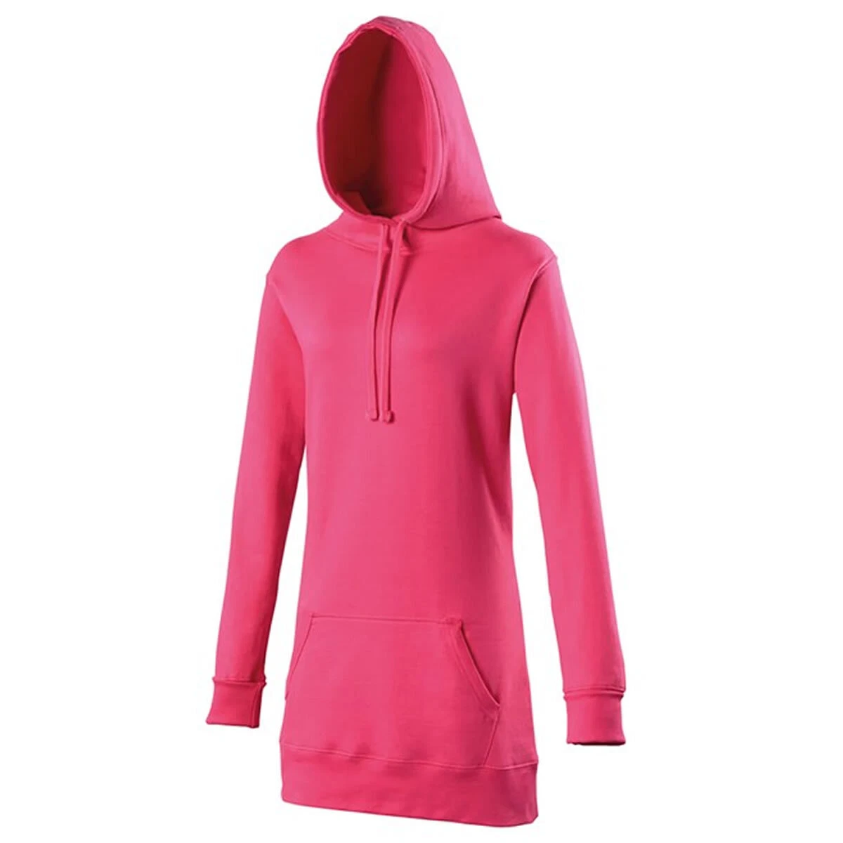 Long clearance fitted hoodie