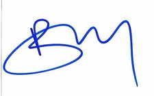 Boy George signed Watch What Happens Live cue card andy cohen