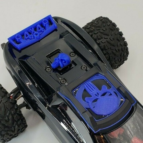 Fits Traxxas Hoss E-Revo, Rustler 4x4 VXL, Maxx 4s & Maxx V2 Body Latch Skull - Picture 40 of 51