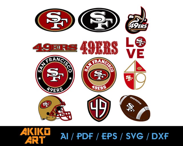 Download San Francisco 49ers svg | Sports silhouette | 49ers vector ...