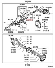 BOCCOLA PIGNONE DIFFERENZIALE DIFF POSTERIORE MITSUBISHI LANCER EVO MA180841