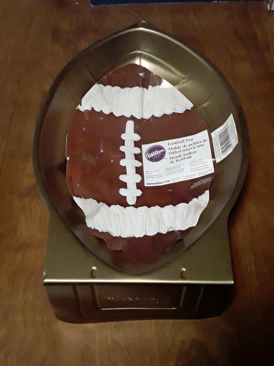 New Wilton Novelty Cake Pan-Football 12X7.75X3 Sports Birthday Super Bowl