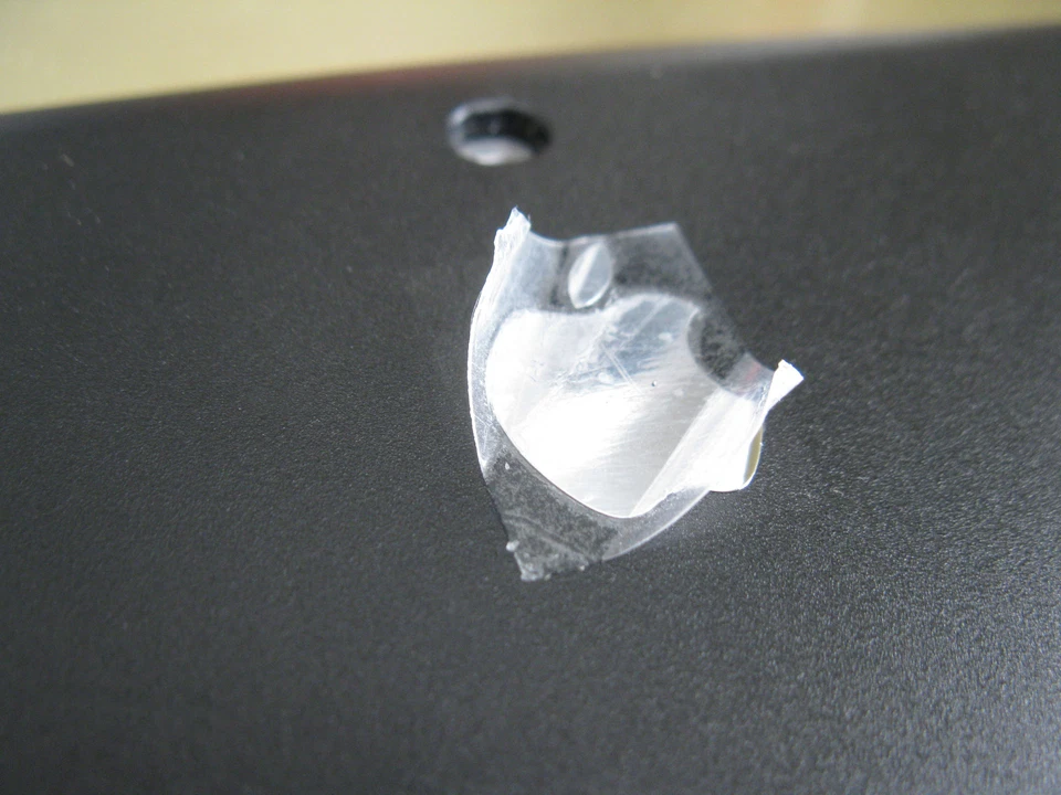 Sticker for Apple Logo Label Aufkleber Badge Silver chrome decal 24mm x 30mm - Image 3 of 4