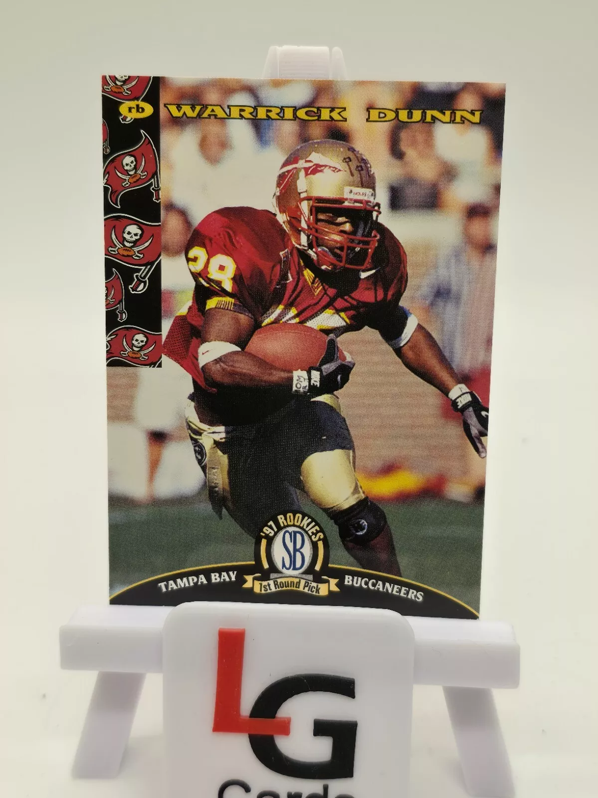 1997 Score Board Rookies - Warrick Dunn #8 (RC)