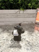 Mattel Fisher Price Little People Nativity Dk Gray Donkey Replacement Piece
