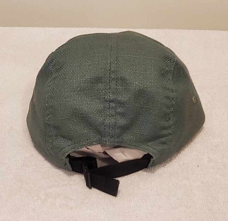Supreme Box Logo Jacquard Moss Green 5 Panel Camp Cap USA