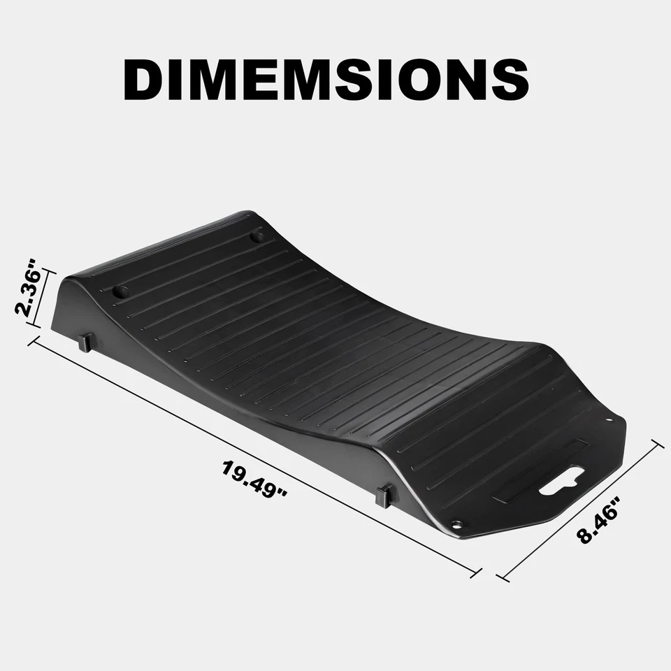 BIG RED AGT18PLR 4 Piezas Rampas Elevadoras Coche con Diseño Anti Alfombrilla Rampas Coche Foto 2 de 4