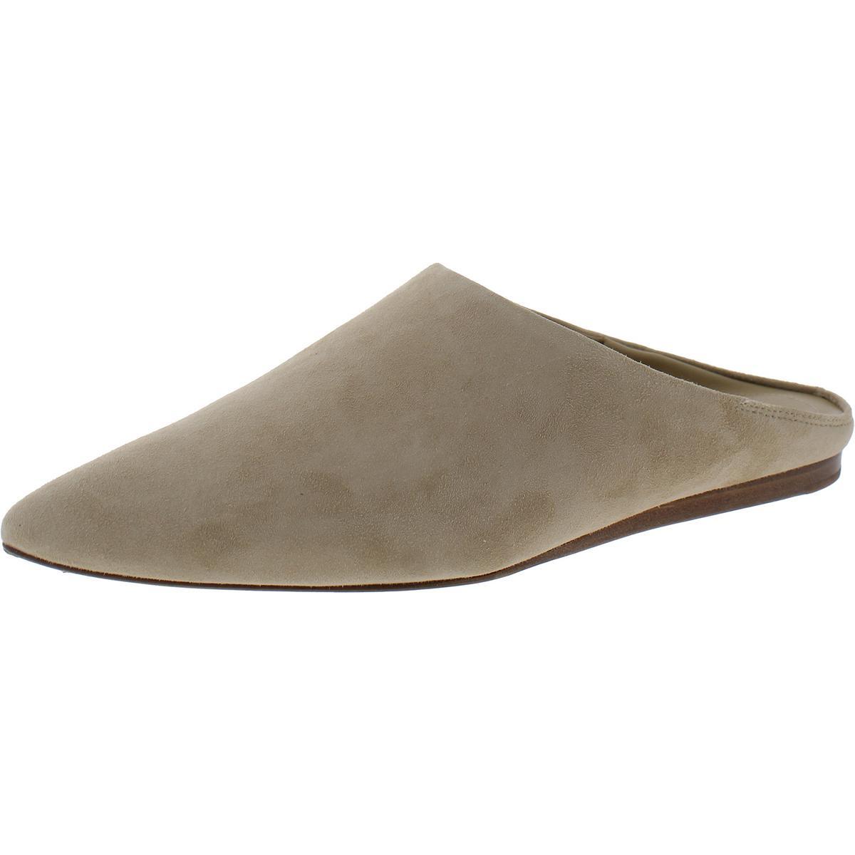 Женские мюли из темно-серой замши с острым носком Vince, 5.5 Medium (B,M) BHFO 2253