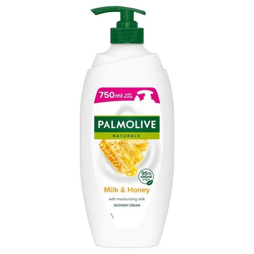 Palmolive Naturals Milk & Honey Moisturising Shower Cream 750ml - Pack of 1 to 6 - Picture 3 of 7