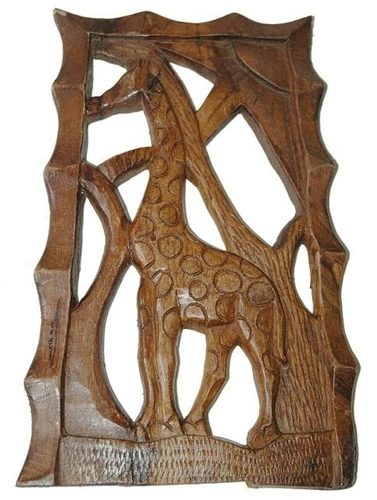 Beautiful Hand Carved Wall hangings in Mahogany Wood - FREE Shipping!