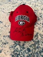GARRION HEARST SIGNED GEORGIA BULLDOGS UGA LOGO HAT gtd to pass JSA PSA