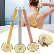 Long Handle Liquid Bath Brush Detachable Back Body Wash Shower Scrubber Massager