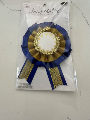 The Paper Studio Paper Crafts La Petites Dimensional Stickers 1 PC Award Ribbon