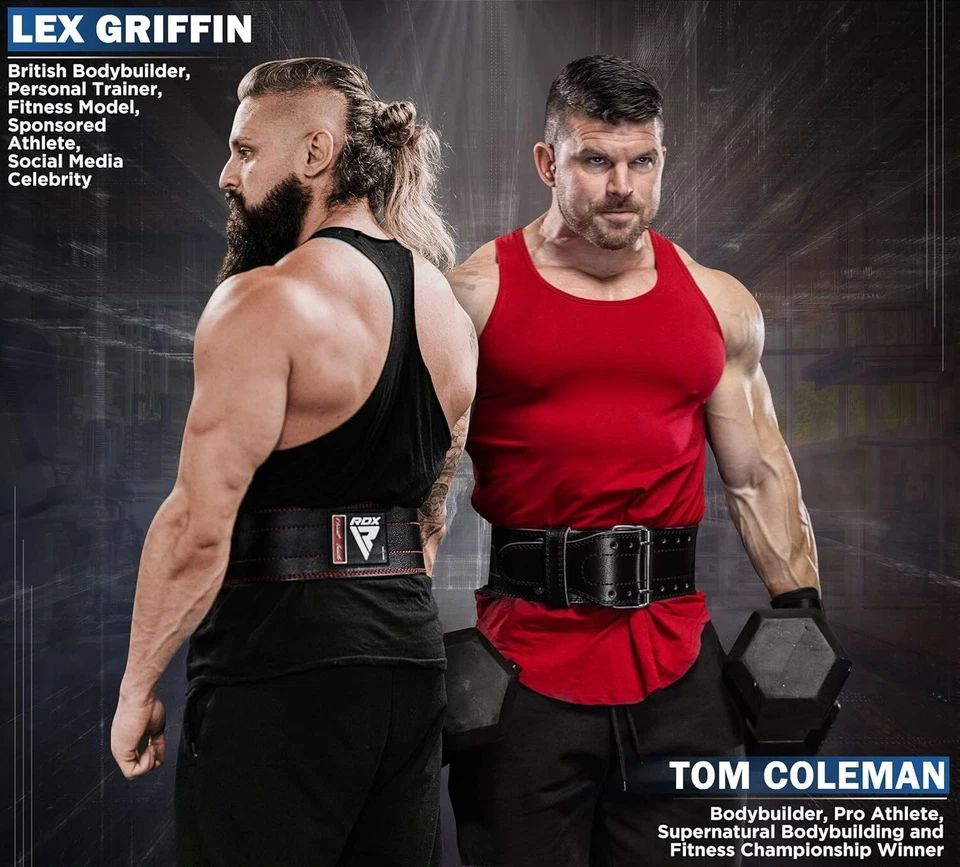 Пояс для поднятия тяжестей от RDX, пояс для пауэрлифтинга для тренажерного зала для мужчин, пояс для фитнеса - Изображение 3 из 4