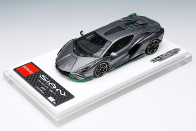 EIDOLON 1/43 Lamborghini Sian FKP 37 2019 with Stripe Grigio Lynx