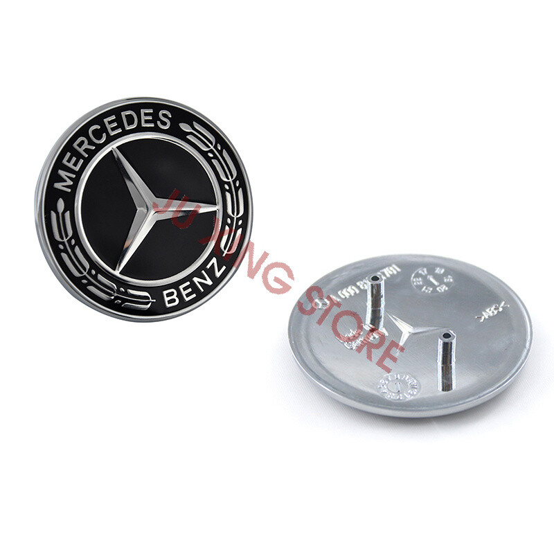 FOR MERCEDES BENZ FRONT HOOD BADGE BLACK EMBLEM A1298880116 X167 