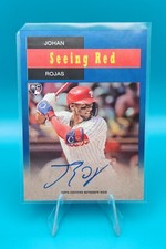 2024 Topps Archives JOHAN ROJAS 1958 Western Auto Seeing Red 58WA-JR RC /25