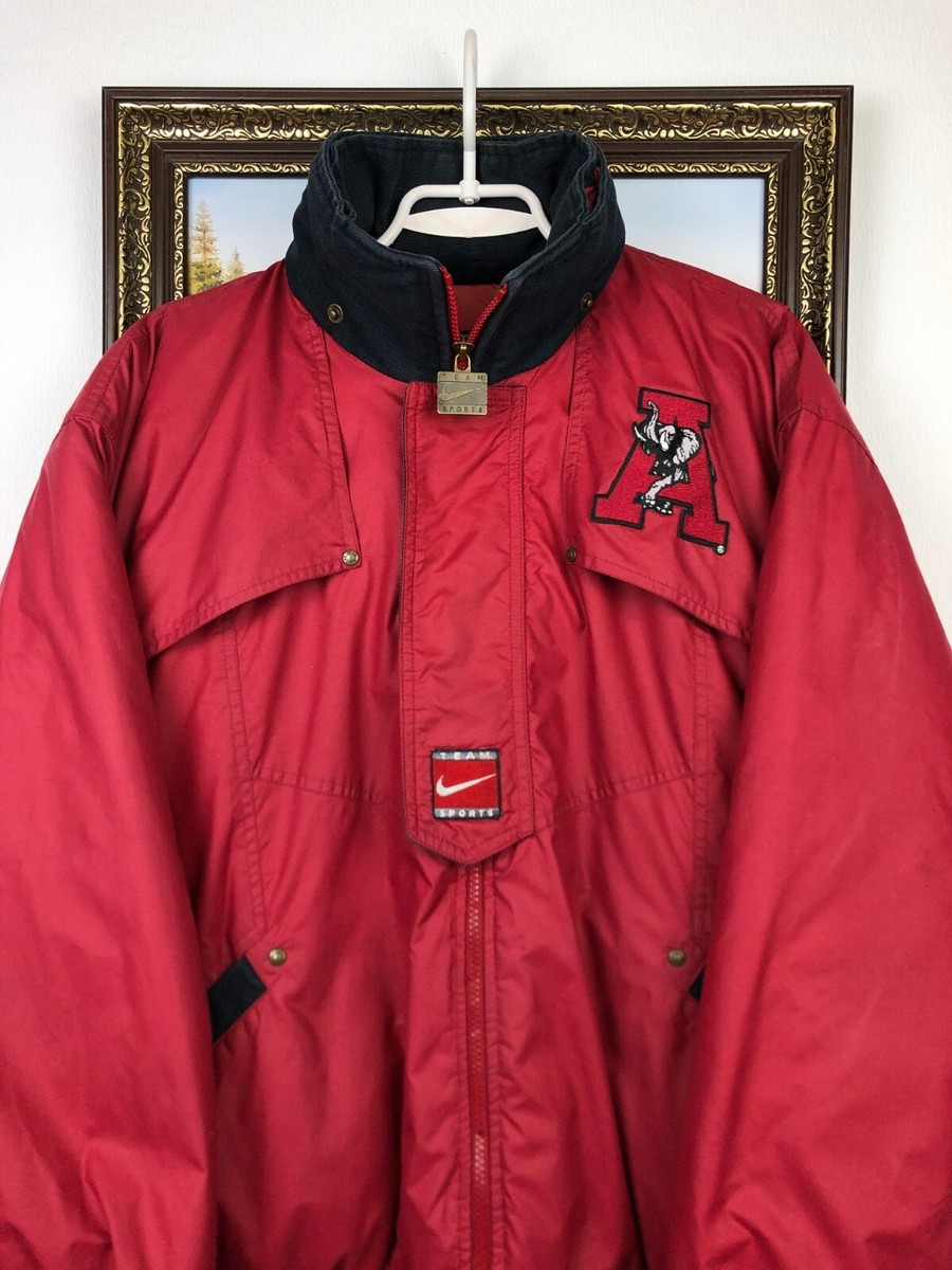 Vintage 90's Nike Alabama Crimson Tide Jacket Mens Bomber Rare