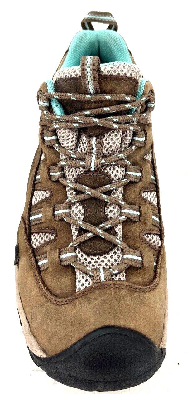 Scarpe da ginnastica KEEN Alamosa stringate basse in pelle marrone trail escursionismo donna 9