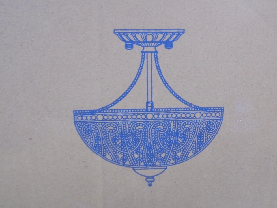 Современная римская антикварная бронзовая комнатная люстра с абажуром Tiffany Drake 3 лампы - Изображение 3 из 4