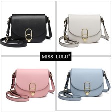 Ladies Satchel Shoulder Cross Body Bag Women Faux Leather Tote Handbag