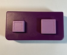 Creative Memories Square Punch 2 Size Fancy Border Scrapbooking Craft Tool Paper