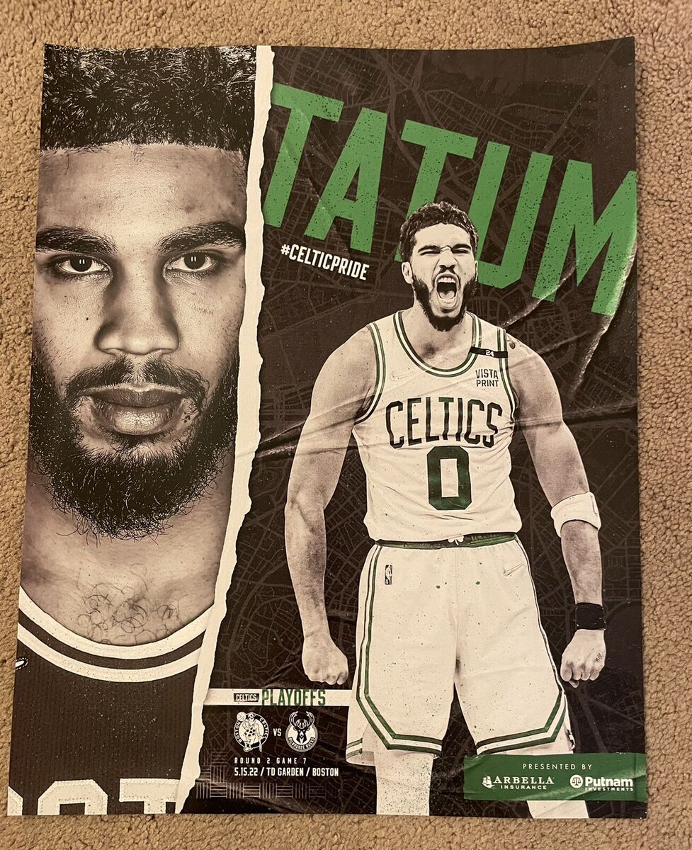 Boston Celtics Tatum Gameday Poster 11”x14” Playoff Game 4/17/22