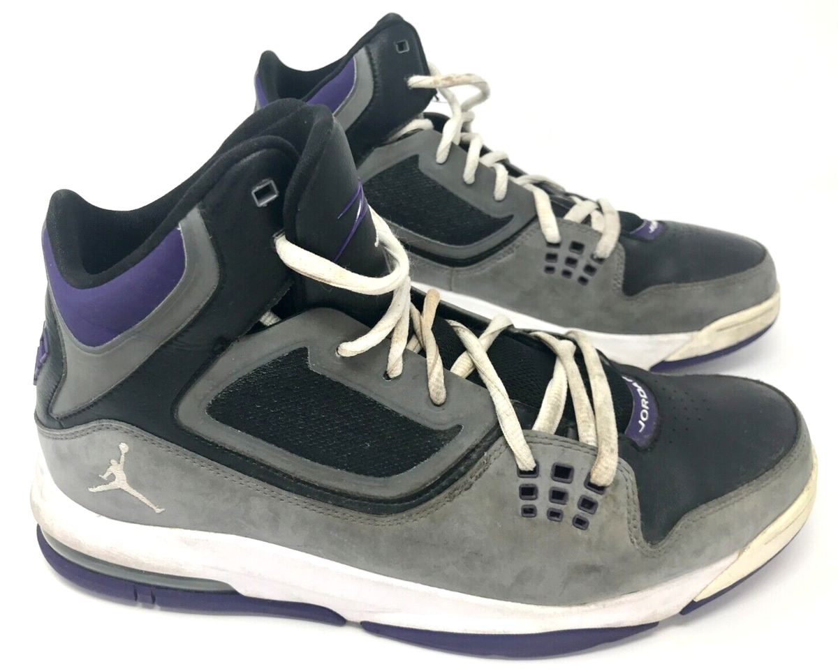 Nike Air Jordan Flight 23 Men's Size 11 Gray Black Purple Suede