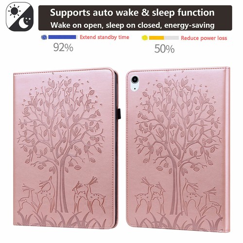 Funda protectora de cuero con patrón abatible para iPad Pro 11"" 5ta 6ta generación 9,7"" Mini 1 2 3 4 - Imagen 42 de 47