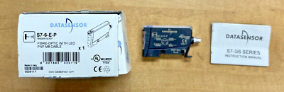 Datasensor S7-6-E-P Fibre-Optic with LED PNP M8 Cable *New in Box*