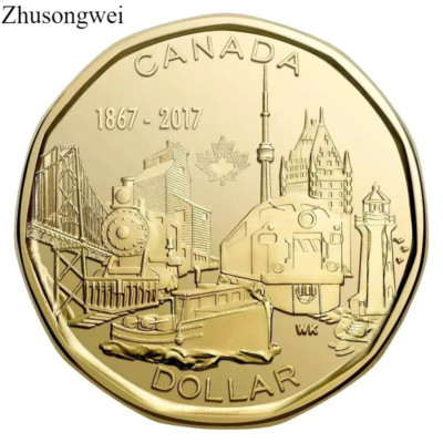 2017 Canada Dollar Coin 150th Anniversary of Canada - Free shipping