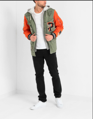 Ralph Lauren コールドウェザーサンプリングコート Polo Ralph Lauren Varsity Pwing Patch 67 Hybrid Field Jacket